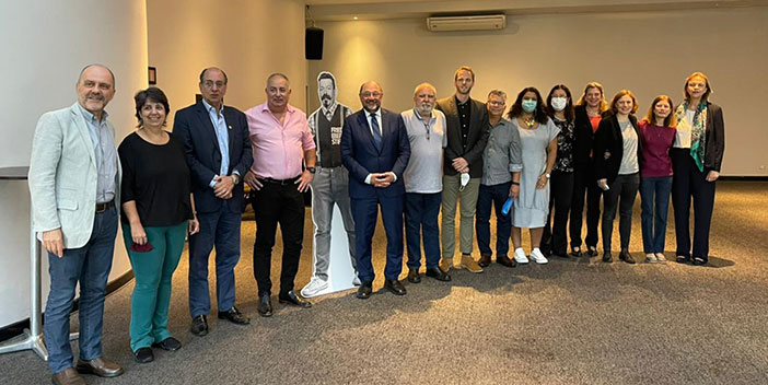 Sindicalistas discutem futuro do sindicalismo com presidente da Fundação Friedrich Ebert Stiftung